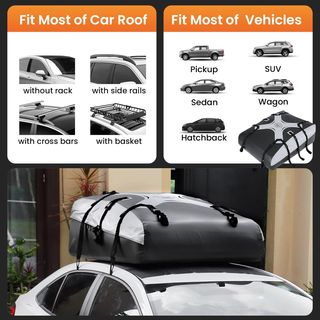 Sailnovo Cofre Techo Plegable 20 pies³ Impermeable