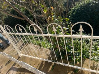 2x Cercas de Hierro Blancas 2x 200 x 100-110