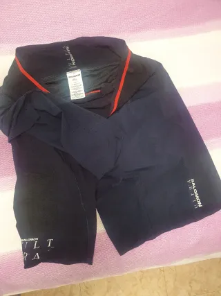 Pantalon corto trail Salomon Ultra Lab azul marino