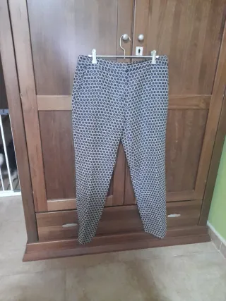 Pantalón estampado mujer