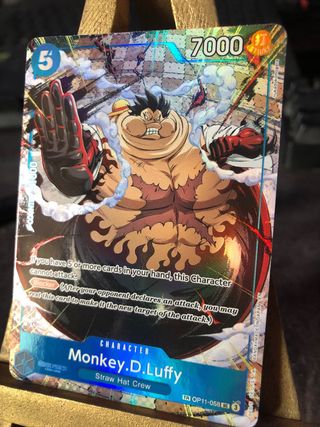 Monkey D. Luffy OP11-058 TR Carta