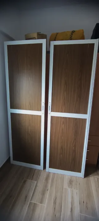 Puertas correderas aluminio blanco