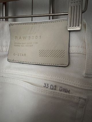 Pantalón blanco G-STAR T36