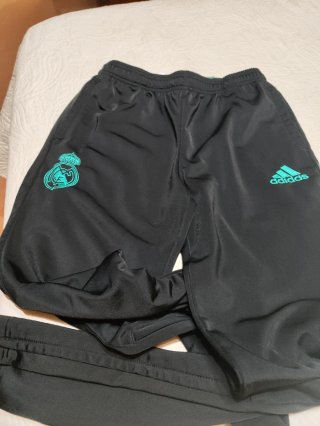 Chándal Adidas Real Madrid Negro y Turquesa