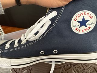 Converse altas azul marino