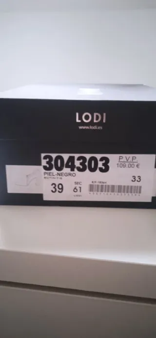 Botines Lodi Negros Tacon