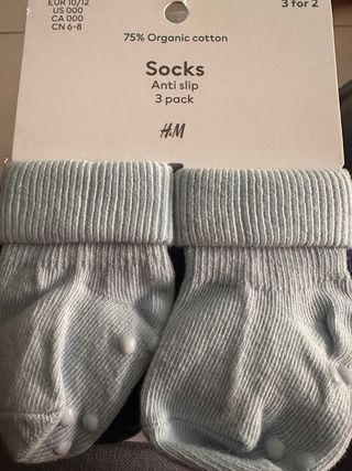 Pack 3 pares calcetines H&M Antideslizantes