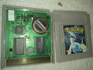 Lote 4 Juegos Pokémon /GB (Plata, oro, azul, rojo)
