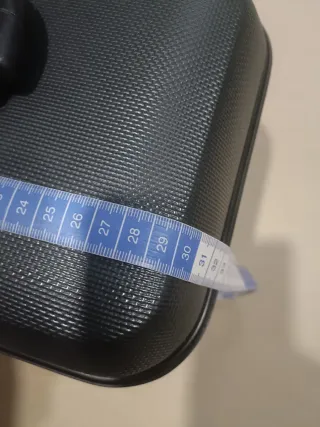 Neceser de viaje duro negro/gris