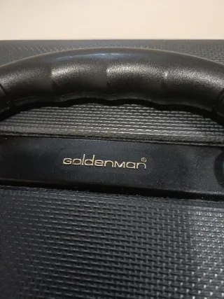 Neceser de viaje duro negro/gris