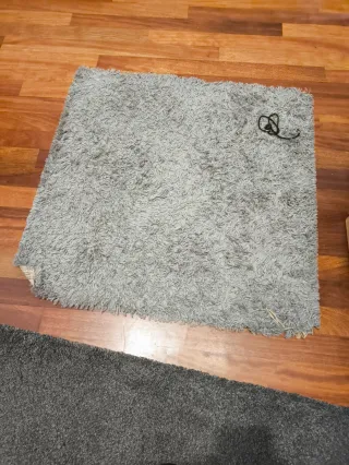 Alfombra gris Ikea poliéster