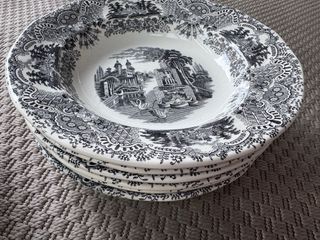 La Cartuja Negra Vista Platos 6 hondos y 6 llanos