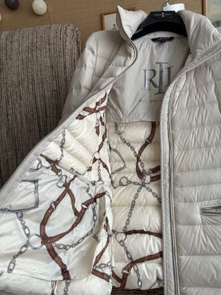 Chaqueta Plumas Ralph Lauren Beige