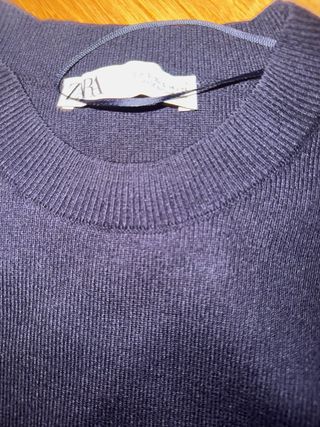 Sudadera Zara Negra Talla S Mujer