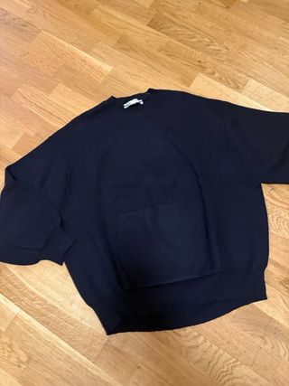 Sudadera Zara Negra Talla S Mujer