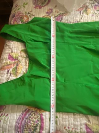 Traje de Flamenca Verde + Cuñas Andales