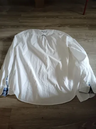 Camisa Branca Homem Desigual (2XL)