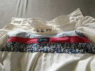 Camisa Branca Homem Desigual (2XL)