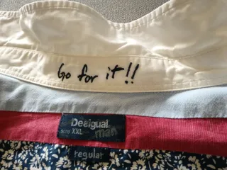 Camisa Branca Homem Desigual (2XL)