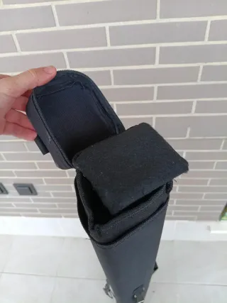 Bolsa de transporte alargada negra