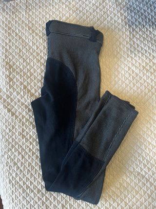 Pantalones de equitación grises y negros