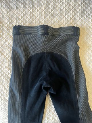 Pantalones de equitación grises y negros