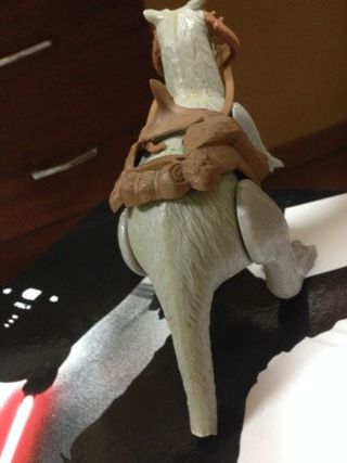 Figura Tauntaun Star Wars con figura Luke y Wampa