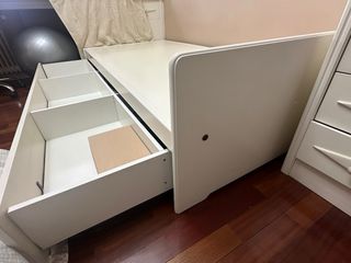 Cama nido 90x190 cm con cajon