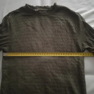 Camiseta verde Slowlove manga larga