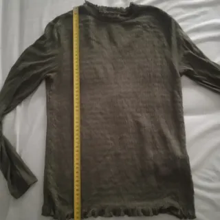 Camiseta verde Slowlove manga larga