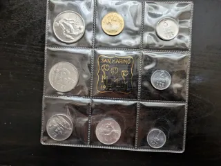 Monedas San Marino Serie 1972