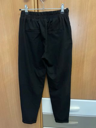 Pantalones de vestir negros Bershka