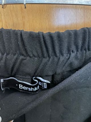 Pantalones de vestir negros Bershka