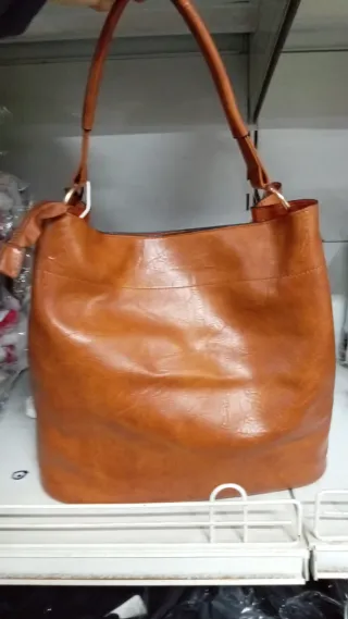 Borsa donna marrone in ecopelle