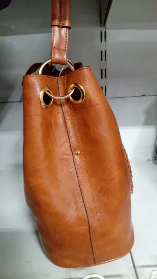 Borsa donna marrone in ecopelle