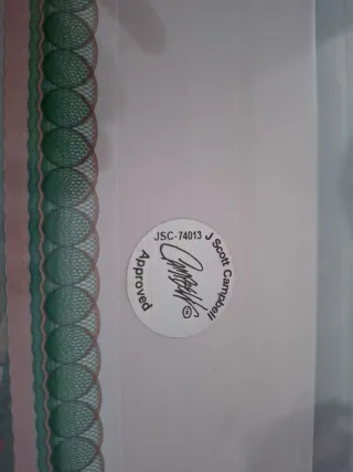 Fumetto autografato Campbell Secret Empire #10