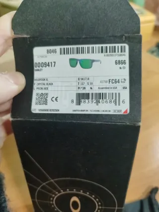 Occhiali da sole Oakley verdi