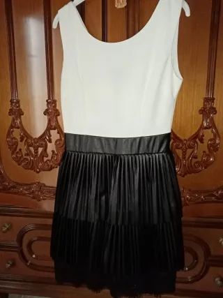 Abito elegante bianco e nero