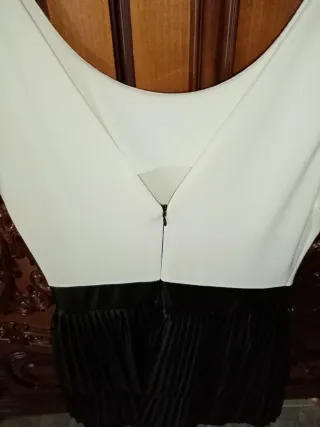 Abito elegante bianco e nero