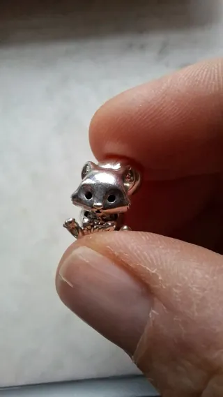 Charm Pandora: volpe (Argento 925)