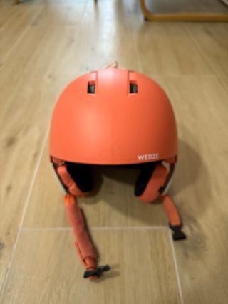 Casco Esquí Piste 500 Wedze Naranja