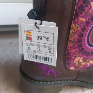 Botines Desigual Marrones Talla 36