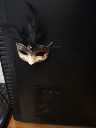 Imán Máscara Veneciana Negra