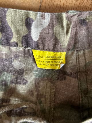 Pantalón militar Airsoft camuflaje