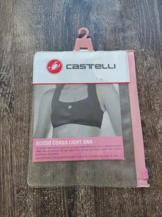 Sujetador deportivo Castelli Rosso Corsa Light