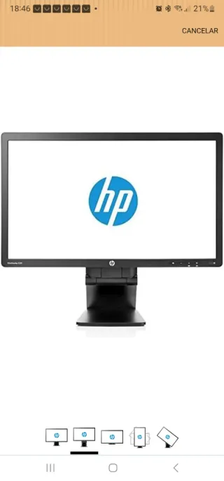 Monitor HP E231 23 FullHD Negro