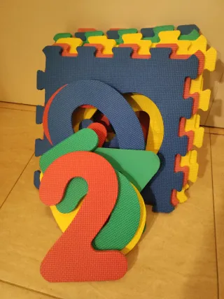 Suelo infantil EVA números y letras