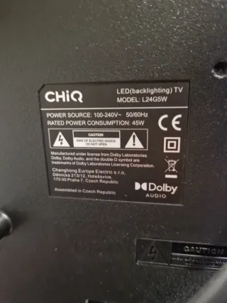 Televisore CHIQ nero