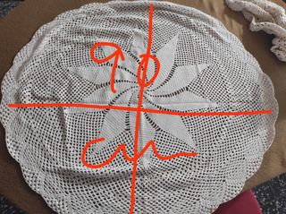 Tapete redondo crochet estrella