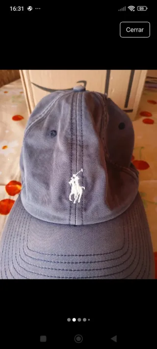 Gorra Polo Ralph Lauren azul